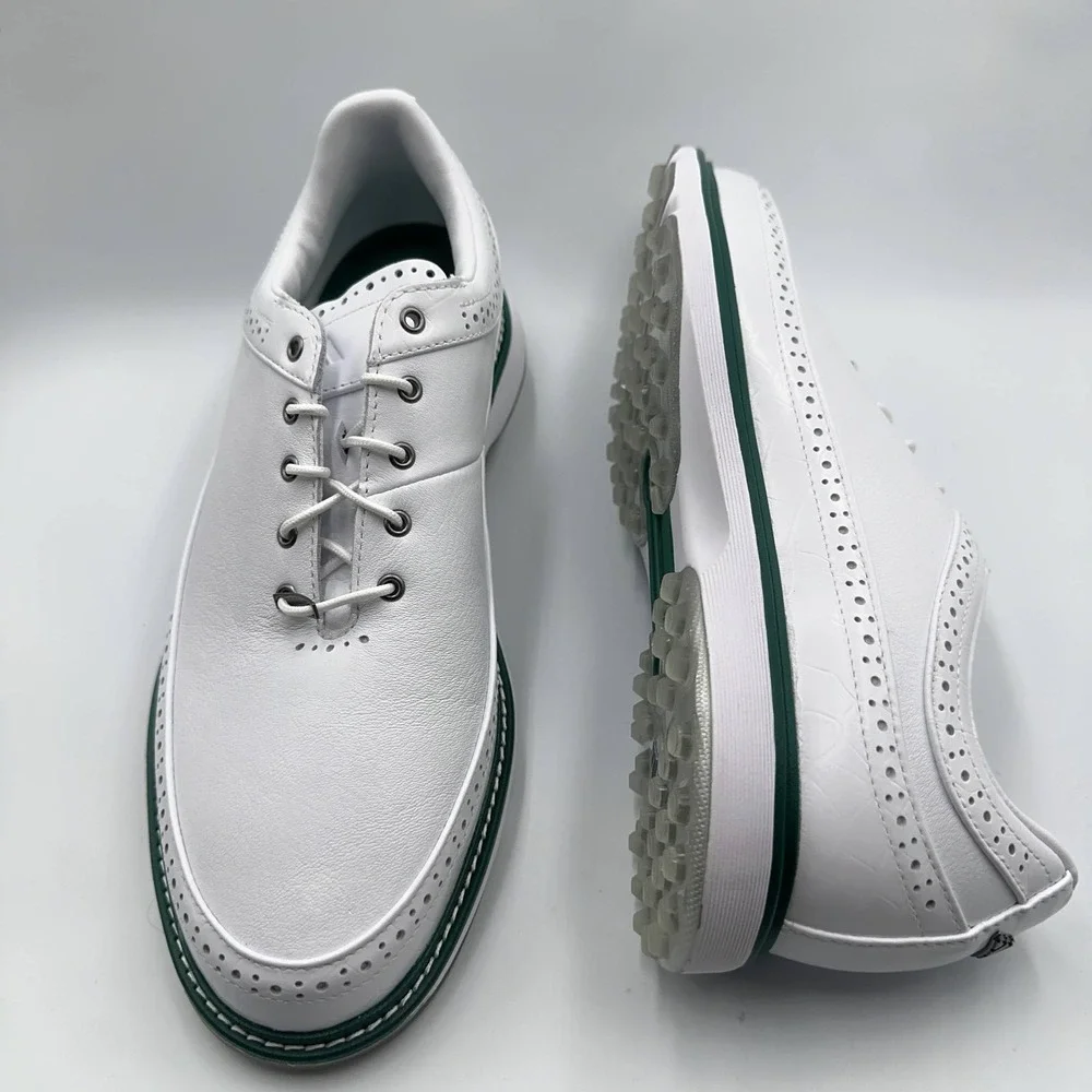 Unisex Size M10/W11 Adidas Golf Shoes MC80 Spikeless Cloud White Silver IE3526